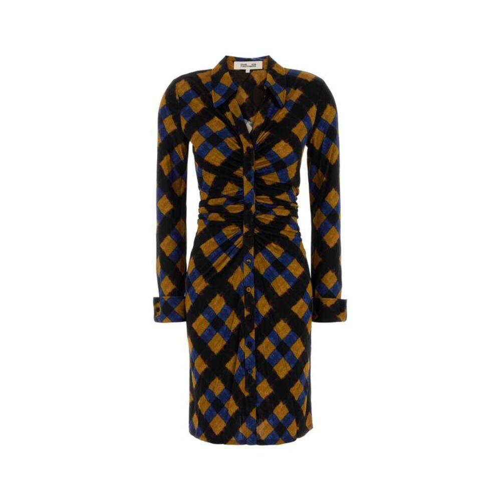 Diane Von Furstenberg Women Printed Jersey Sheska Dress